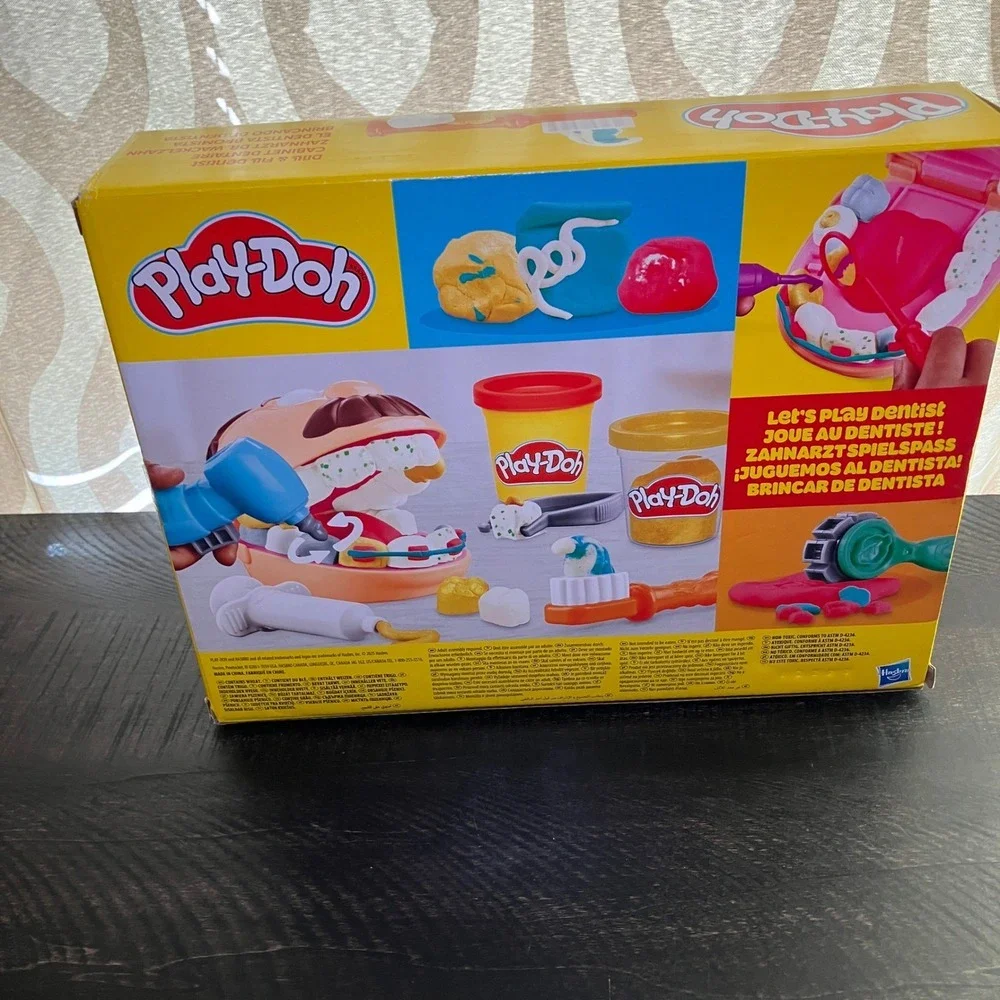 Play Doh Dr Drill 'n Fill Dentist Playset Kids Fun Toy